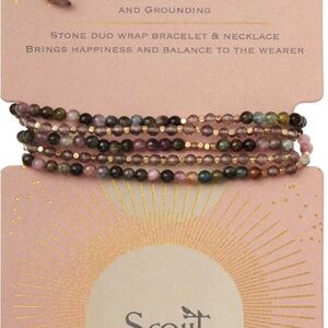 Scout gemstone wrap bracelet/necklace